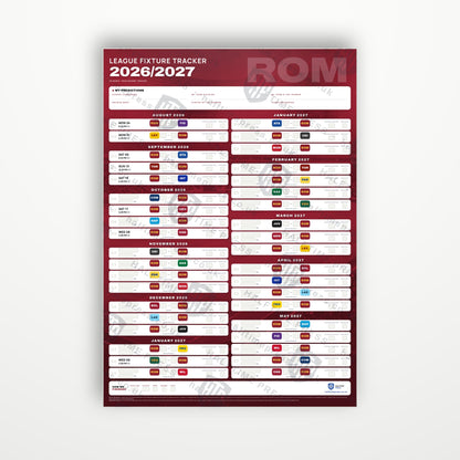Serie A Fixture Wallchart 2026/27