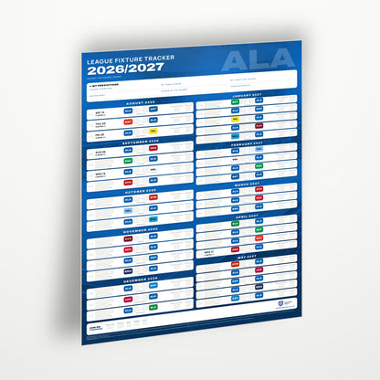 La Liga Fixture Wallchart 2026/27