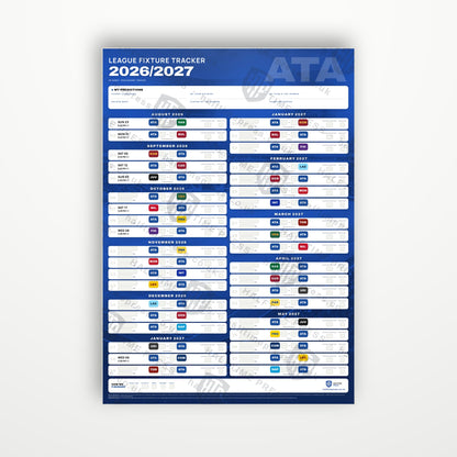 Serie A Fixture Wallchart 2026/27