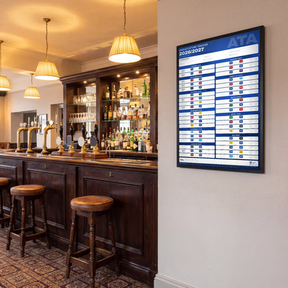Serie A Fixture Wallchart 2026/27