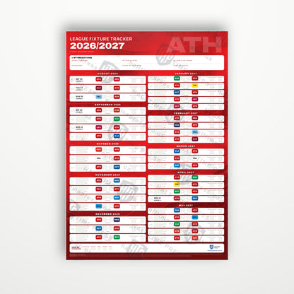 La Liga Fixture Wallchart 2026/27