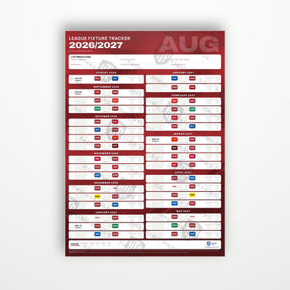 Bundesliga Fixture Wallchart 2026/27