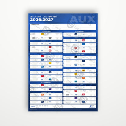 Ligue 1 Fixture Wallchart 2026/27