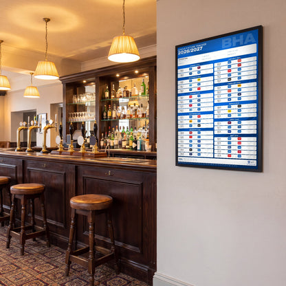 Premier League Fixture Wallchart 2026/27
