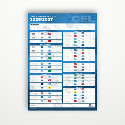 La Liga Fixture Wallchart 2026/27
