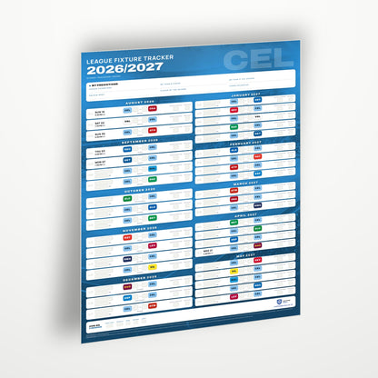 La Liga Fixture Wallchart 2026/27