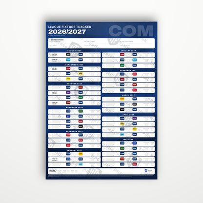 Serie A Fixture Wallchart 2026/27