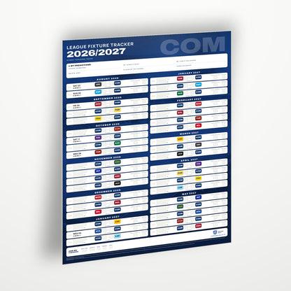 Serie A Fixture Wallchart 2026/27