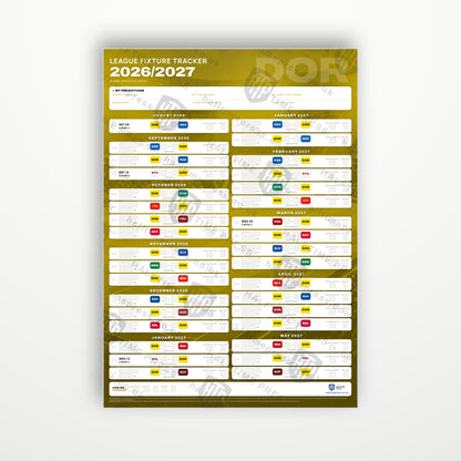 Bundesliga Fixture Wallchart 2026/27