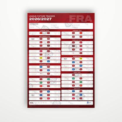 Bundesliga Fixture Wallchart 2026/27