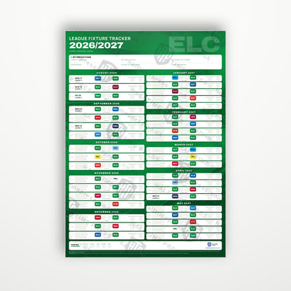 La Liga Fixture Wallchart 2026/27