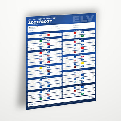 Bundesliga Fixture Wallchart 2026/27