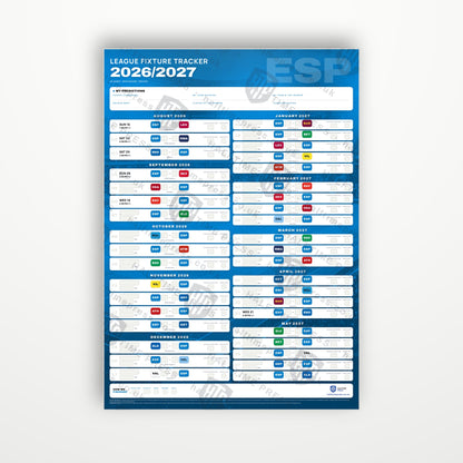 La Liga Fixture Wallchart 2026/27