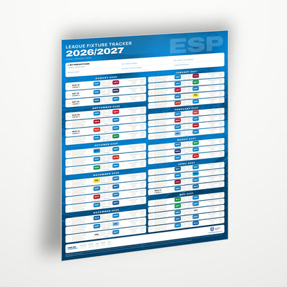 La Liga Fixture Wallchart 2026/27