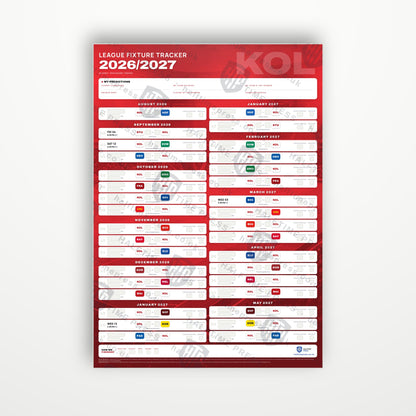 Bundesliga Fixture Wallchart 2026/27