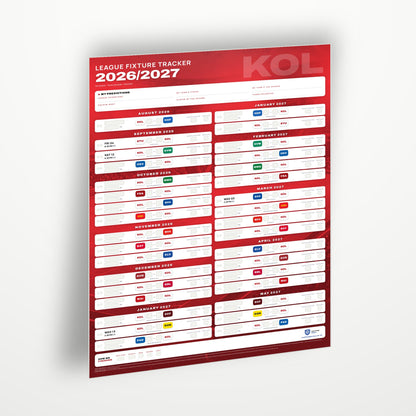 Bundesliga Fixture Wallchart 2026/27