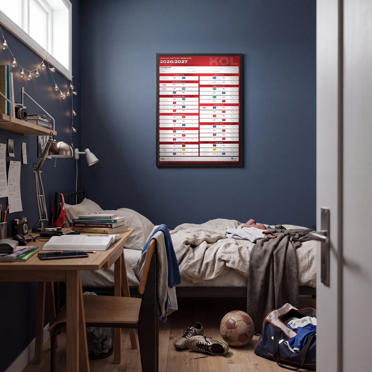 Bundesliga Fixture Wallchart 2026/27