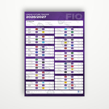Serie A Fixture Wallchart 2026/27