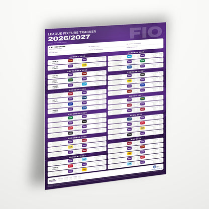 Serie A Fixture Wallchart 2026/27