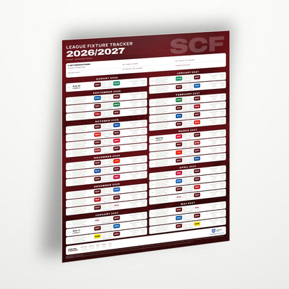 Bundesliga Fixture Wallchart 2026/27