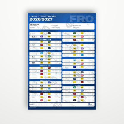 Serie A Fixture Wallchart 2026/27