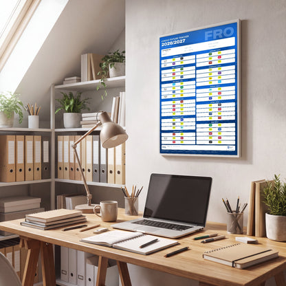 Serie A Fixture Wallchart 2026/27
