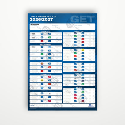 La Liga Fixture Wallchart 2026/27