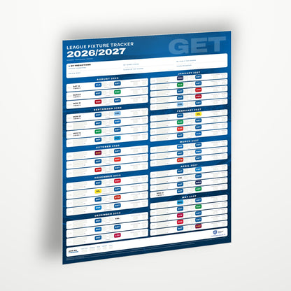 La Liga Fixture Wallchart 2026/27