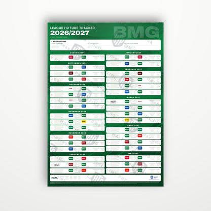 Bundesliga Fixture Wallchart 2026/27