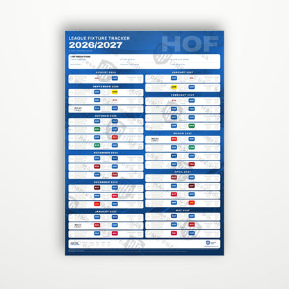 Bundesliga Fixture Wallchart 2026/27