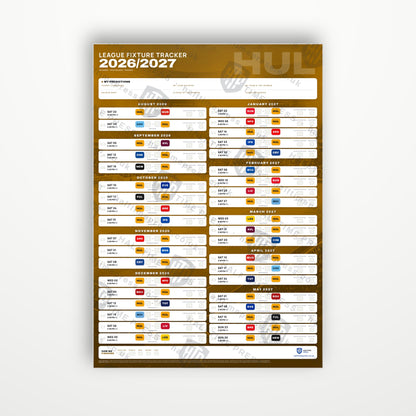 Premier League Fixture Wallchart 2026/27
