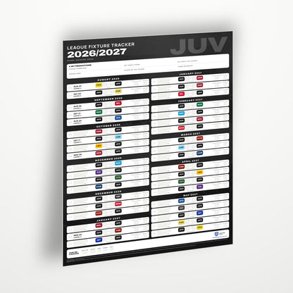Serie A Fixture Wallchart 2026/27