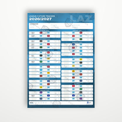 Serie A Fixture Wallchart 2026/27