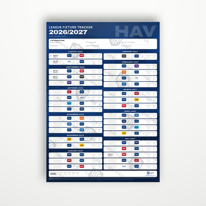 Ligue 1 Fixture Wallchart 2026/27