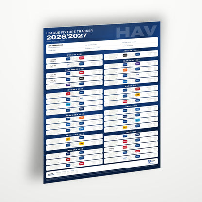 Ligue 1 Fixture Wallchart 2026/27