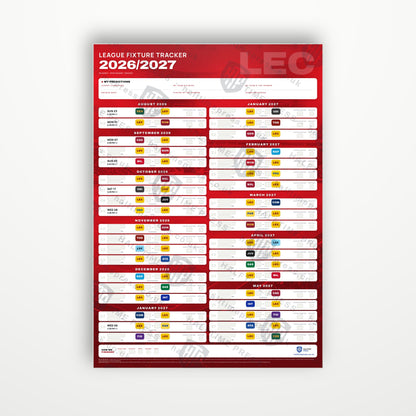 Serie A Fixture Wallchart 2026/27
