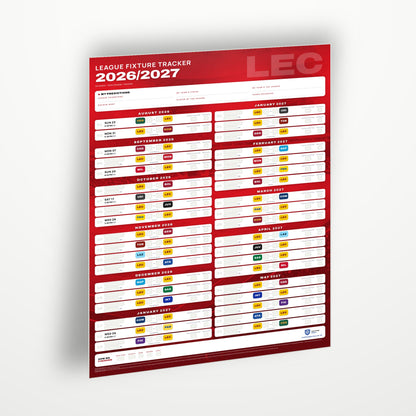 Serie A Fixture Wallchart 2026/27