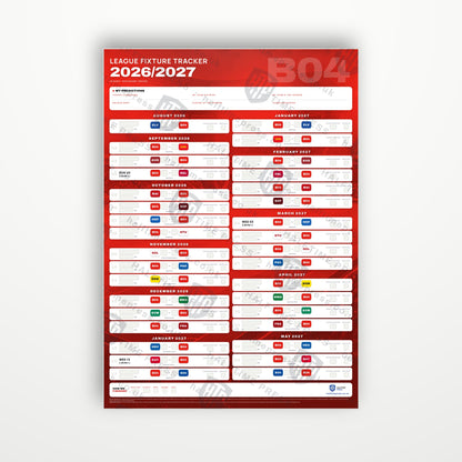 Bundesliga Fixture Wallchart 2026/27