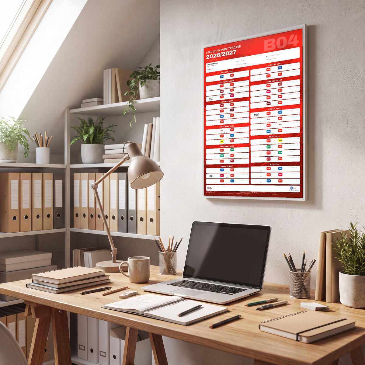 Bundesliga Fixture Wallchart 2026/27
