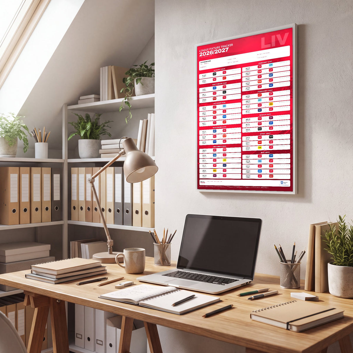 Premier League Fixture Wallchart 2026/27