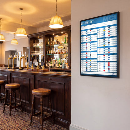 Premier League Fixture Wallchart 2026/27