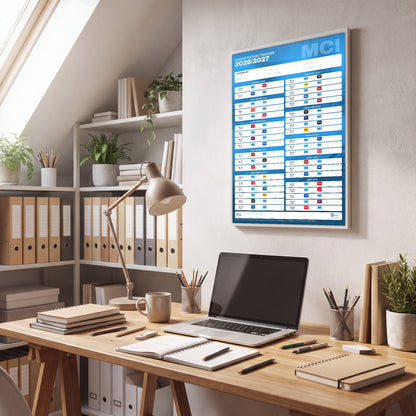 Premier League Fixture Wallchart 2026/27