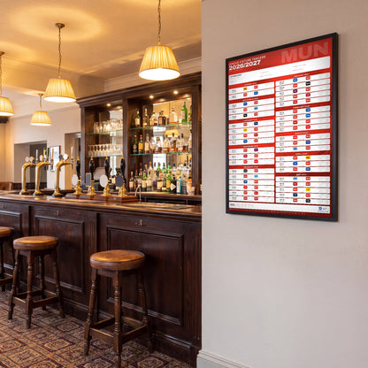 Premier League Fixture Wallchart 2026/27