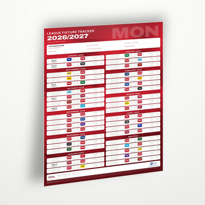 Serie A Fixture Wallchart 2026/27