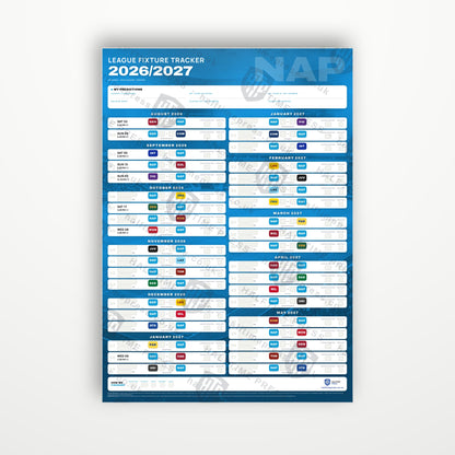 Serie A Fixture Wallchart 2026/27