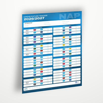 Serie A Fixture Wallchart 2026/27