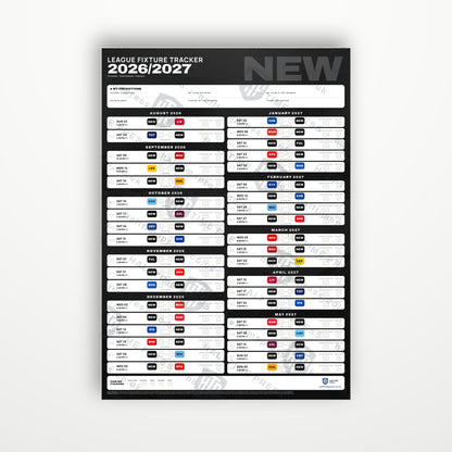 Premier League Fixture Wallchart 2026/27