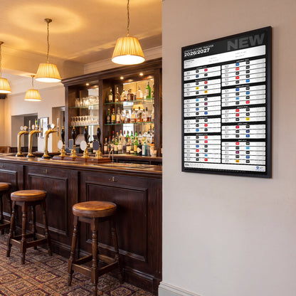 Premier League Fixture Wallchart 2026/27