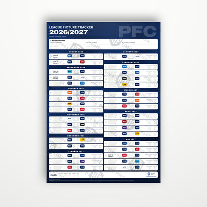 Ligue 1 Fixture Wallchart 2026/27