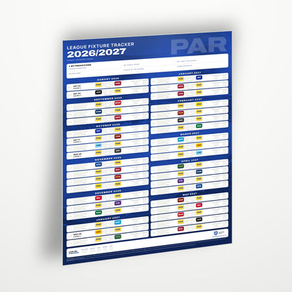 Serie A Fixture Wallchart 2026/27